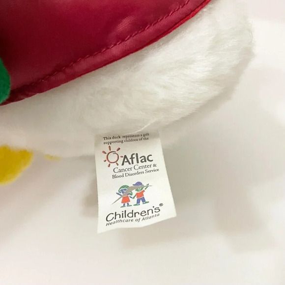 2008 Macys Aflac Plush Duck Talking Collectible Plush Duck Christmas Holiday - Picture 10 of 15